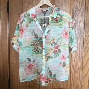 Flowered Tommy Bahama Blouse